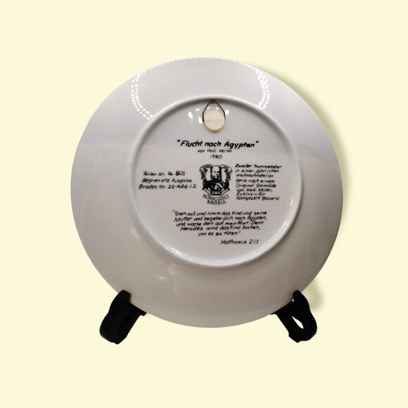 Hedi Keller "Escape to Egypt" 1980 Numbered a805 Plate Series from Bradford Ex - Picture 2 of 4